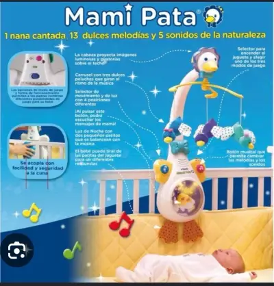 Móvil Proyector VTech Mami Pata 4 en 1 para Bebé - miniatura 2