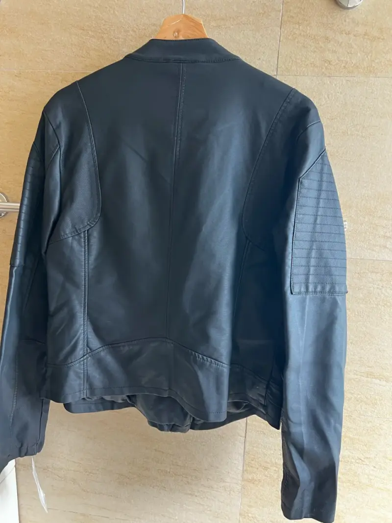 Chaqueta de cuero negra Wados para mujer - 3