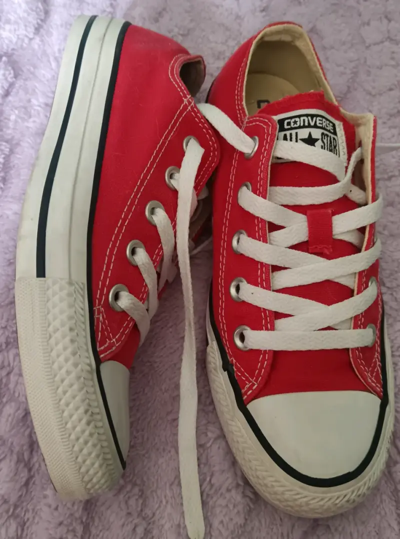 Zapatillas Converse All Star rojas unisex - 2