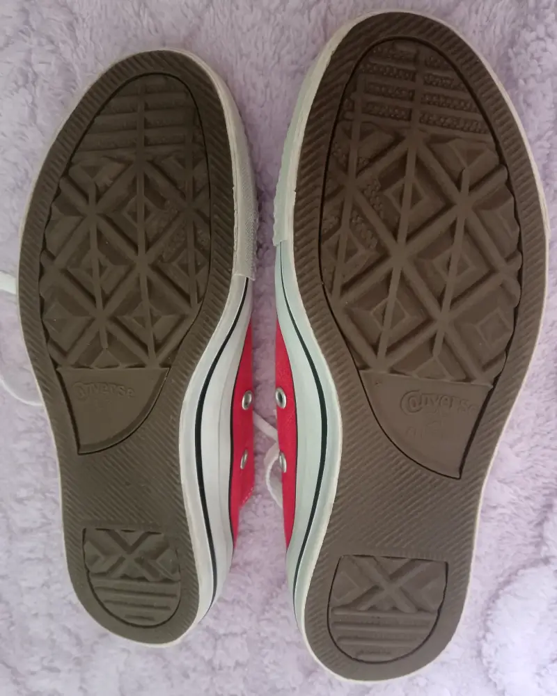 Zapatillas Converse All Star rojas unisex - 3