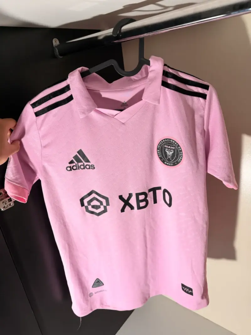 Camiseta rosa de fútbol Messi Inter Miami - 2