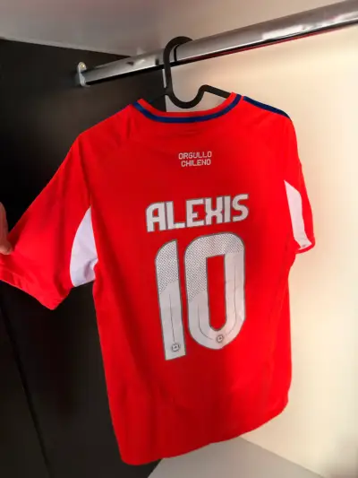 Camiseta Roja Selección Chilena Alexis 10 - miniatura 1