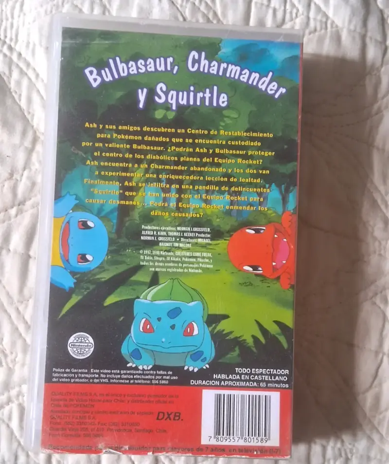 VHS Pokémon Poké-Amigos - Edición Original Quality - 2