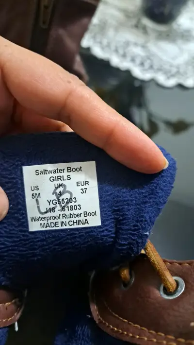 Botas de cuero y goma Sperry para mujer - miniatura 5