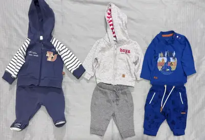 Conjunto de ropa para bebé niño con diseños divertidos - miniatura 1