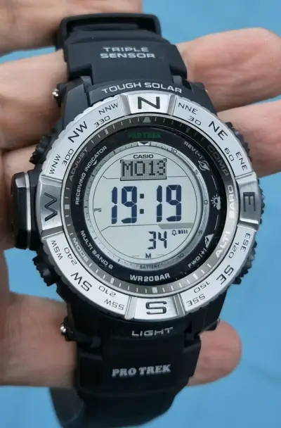 Reloj Casio Pro Trek Tough Solar Negro - miniatura 1