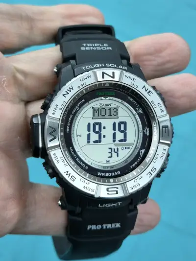 Reloj Casio Pro Trek Tough Solar Negro - miniatura 3
