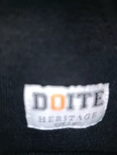 Polerón con capucha Doite Heritage negro - miniatura 3