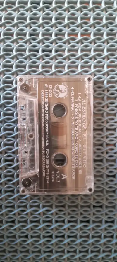 Cassette de música El Gitano Vol. 3 - miniatura 1