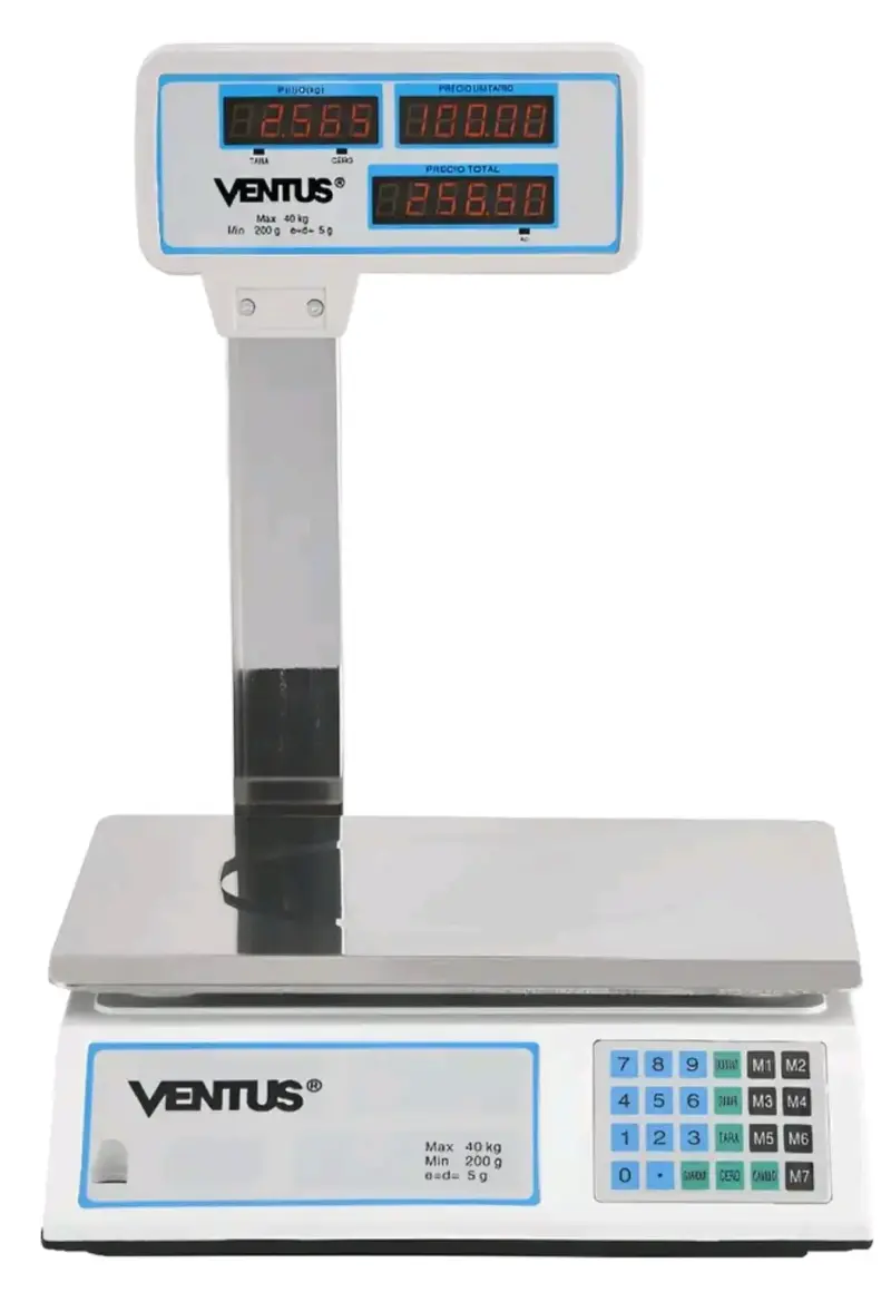 Balanza electrónica comercial Ventus 40kg - 1