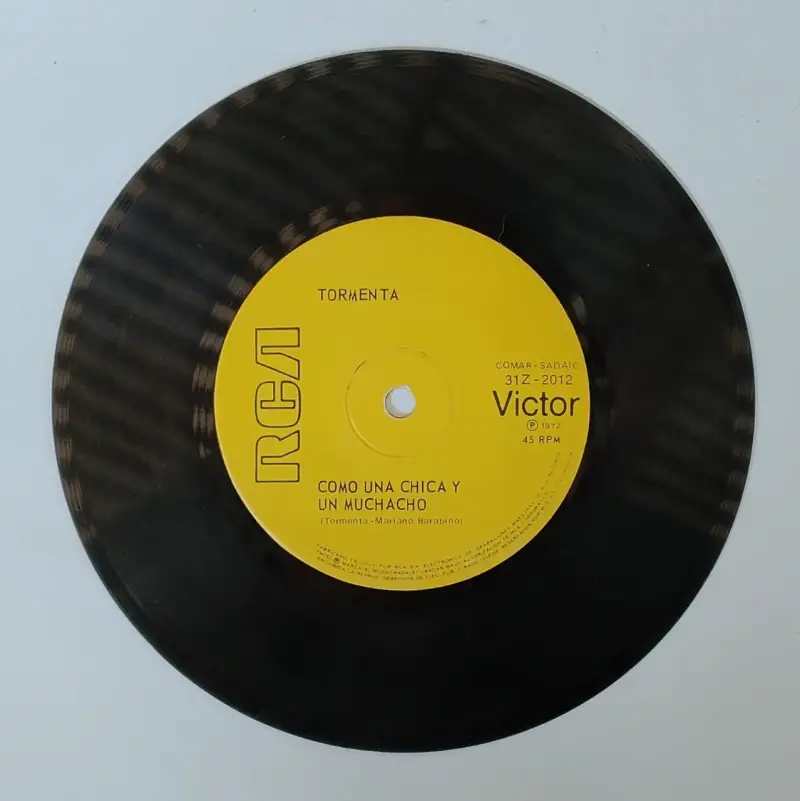 Disco de vinilo Tormenta RCA 45 RPM - 1