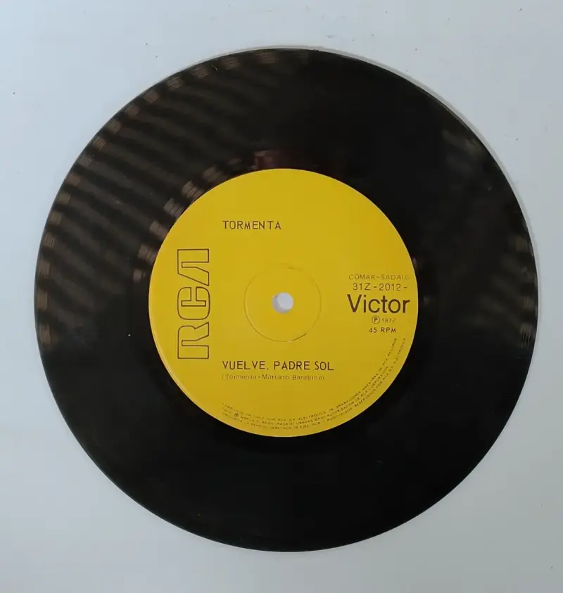 Disco de vinilo Tormenta RCA 45 RPM - 2