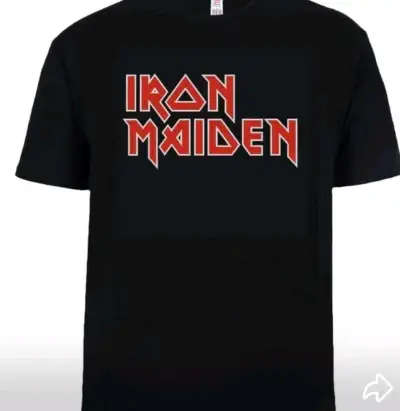 Polera negra con diseño de Charly García - miniatura 2