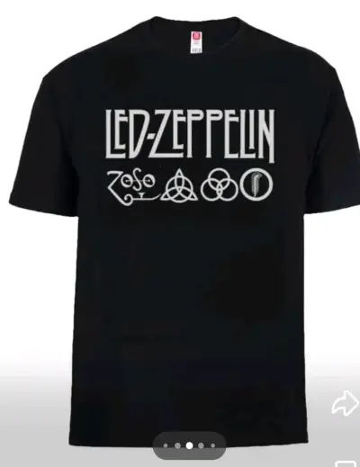 Polera negra con diseño de Charly García - miniatura 3