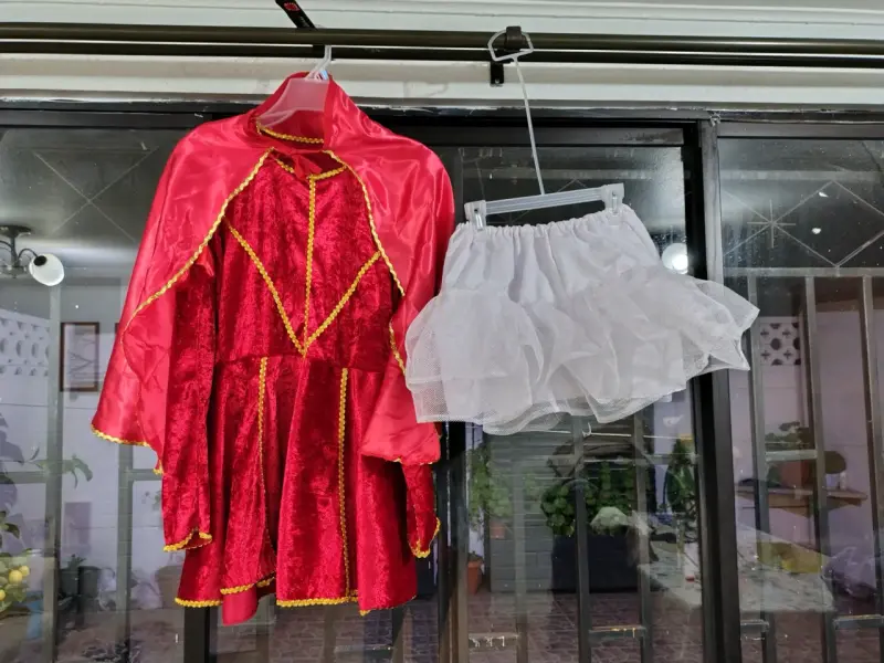 Traje diablada completo + botas - 1