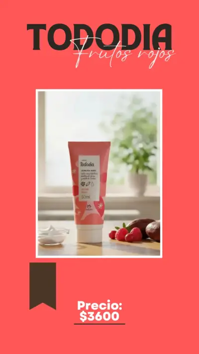 Crema de Manos Frutos Rojos Natura Tododia 50ml - miniatura 1