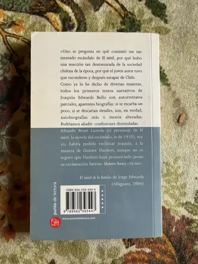 Libro 'El inútil' de Joaquín Edwards Bello - miniatura 3