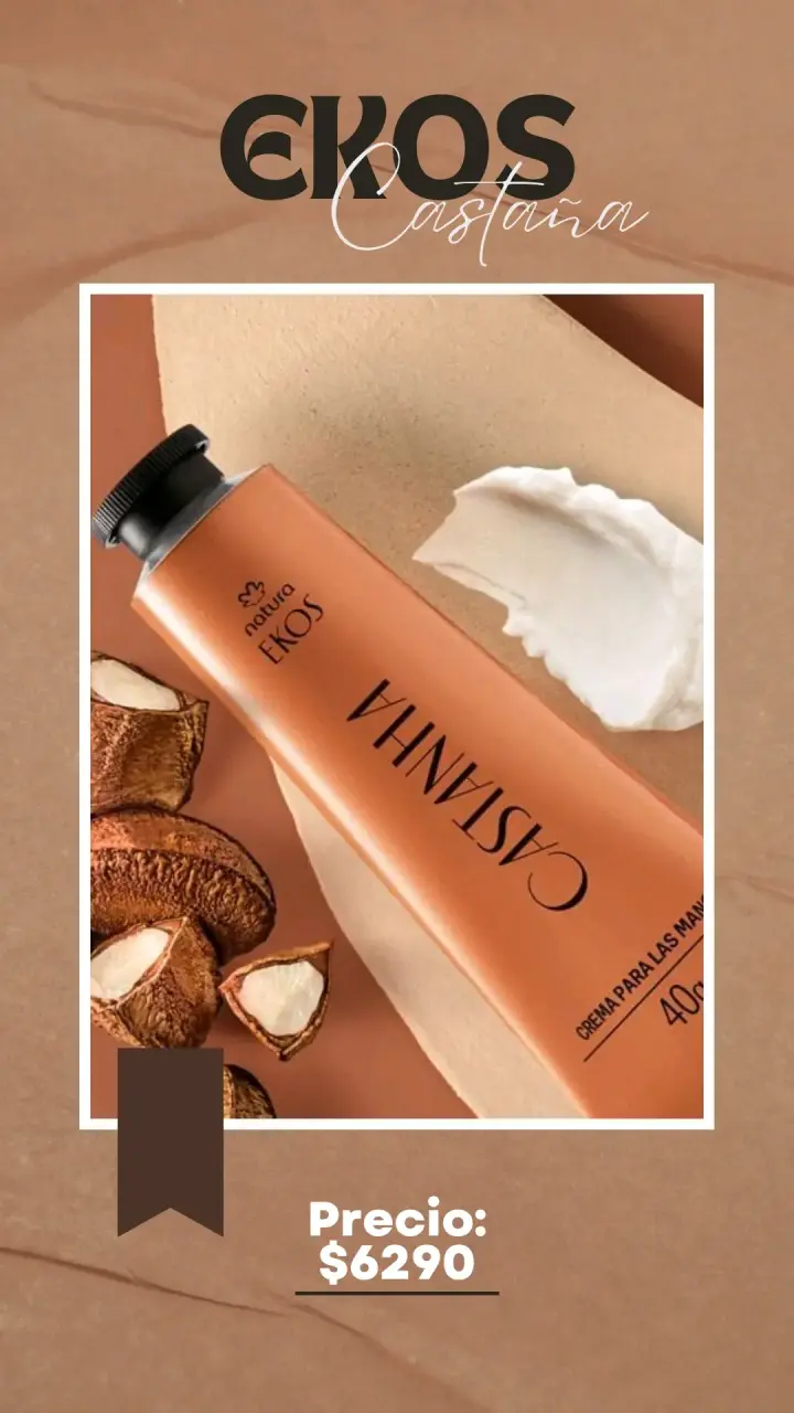 Crema de manos Natura Ekos Castaña 60g