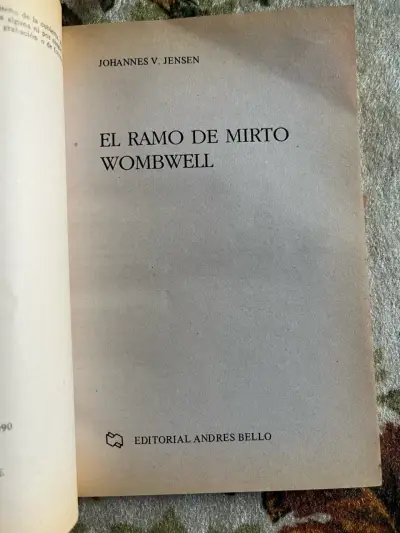 Libro 'El Ramo de Mirto Wombwell' de Johannes V. Jensen - miniatura 2