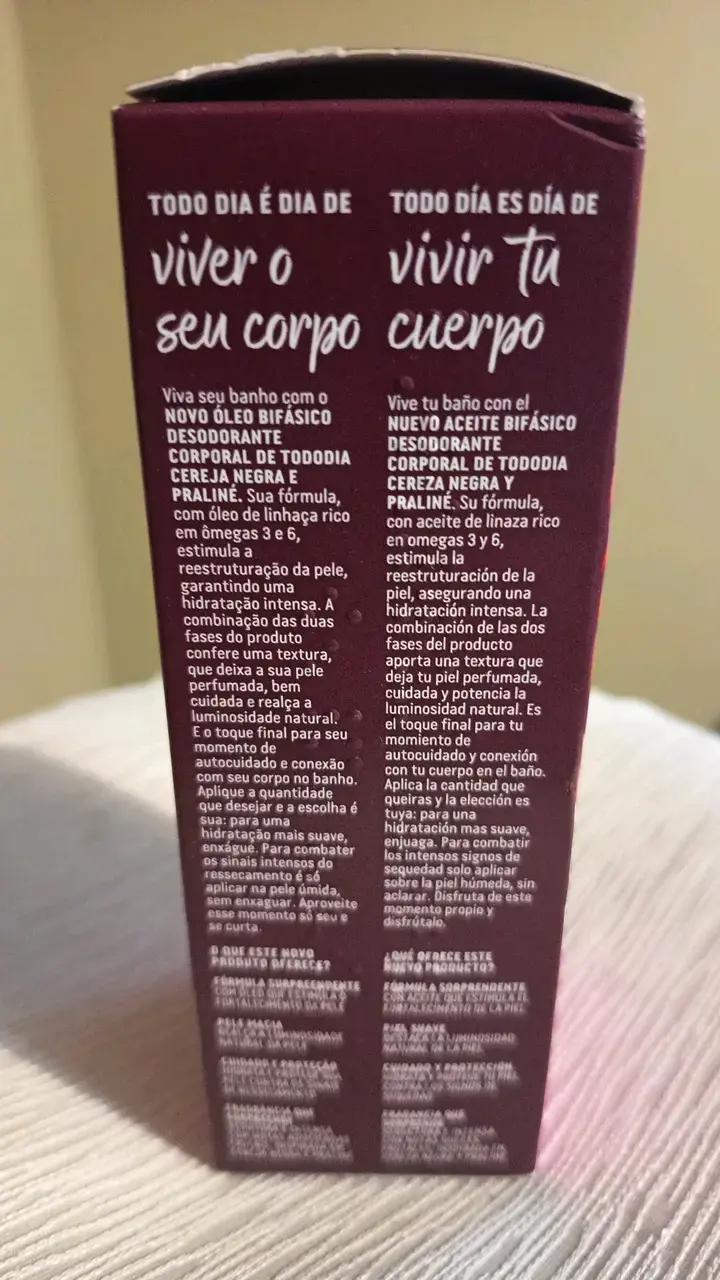 Aceite Bifásico Corporal Natura Tododia 120ml - 2