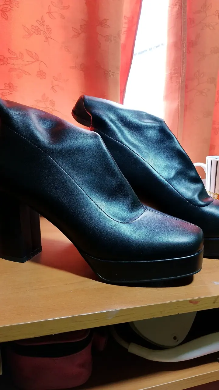 Botines de tacón alto negros TALLA 43 - 2