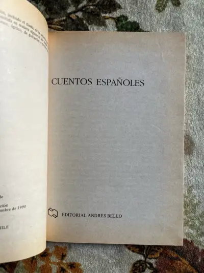 Libro Cuentos Españoles Editorial Andrés Bello - miniatura 2