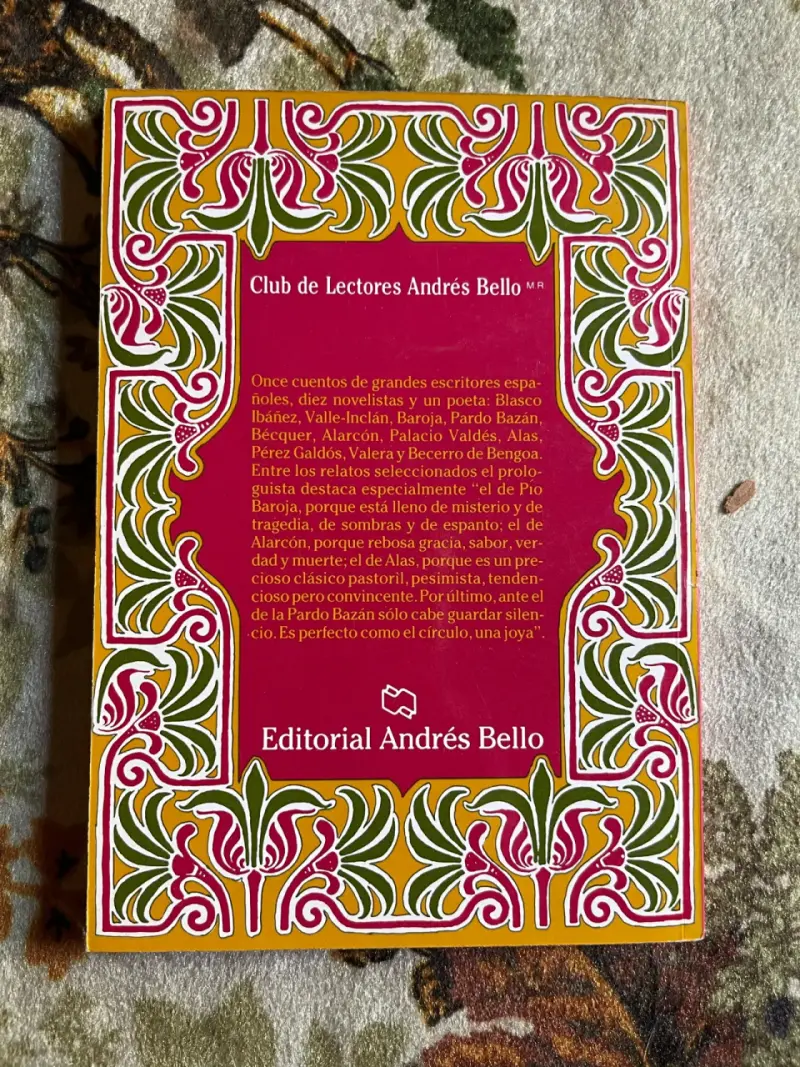 Libro Cuentos Españoles Editorial Andrés Bello - 3
