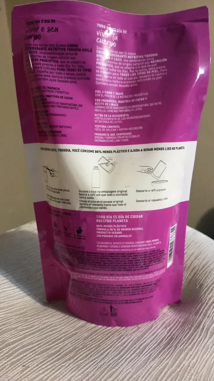 Crema Corporal Natura Tododia Avellana y Casis 40 - 2