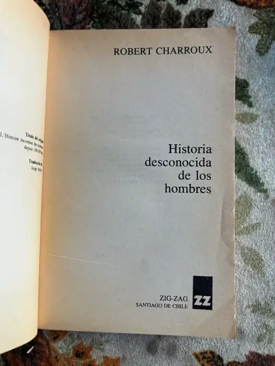 Libro 'Historia Desconocida de los Hombres' de Robert Charroux - miniatura 2