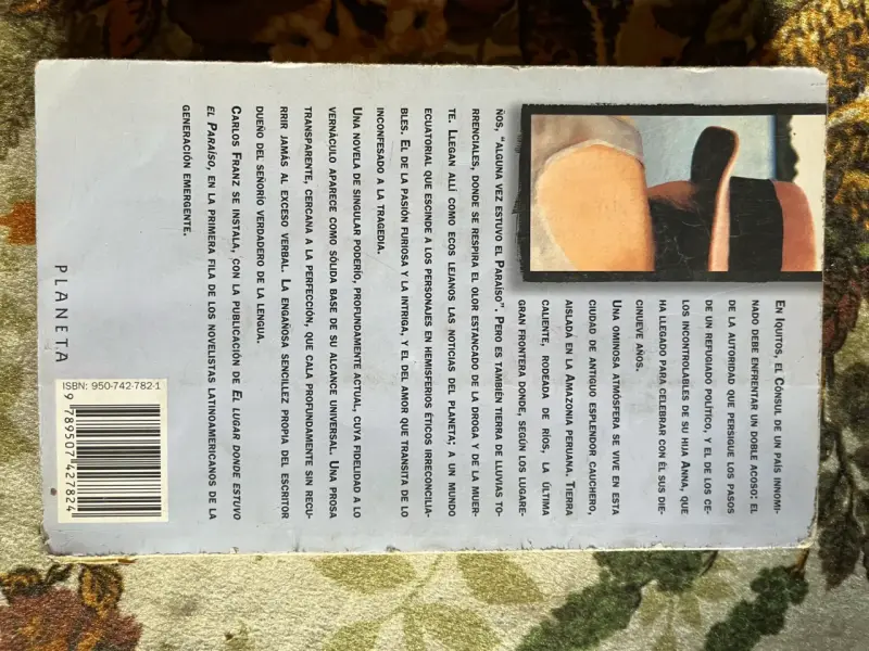 Libro 'El Lugar Donde Estuvo El Paraíso' de Carlos Franz - 3