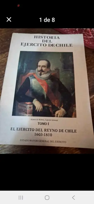 Libro Historia del Ejército de Chile Tomo I - miniatura 1