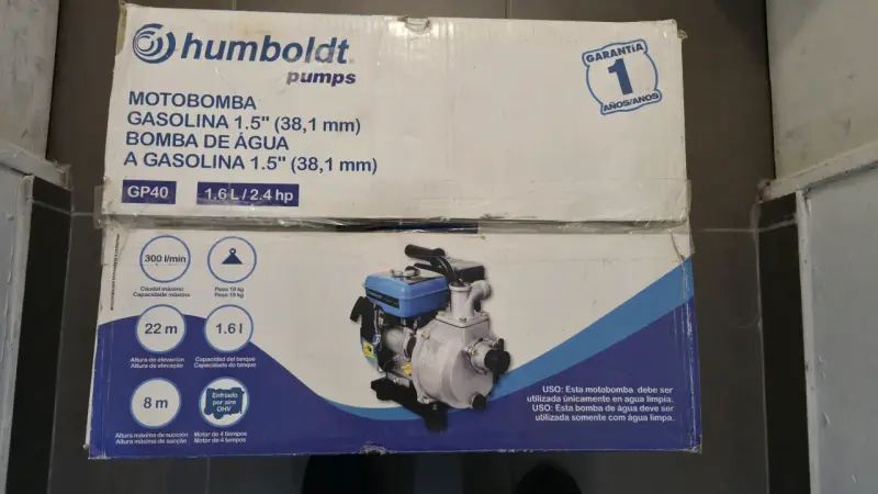 Motobomba a gasolina Humboldt GP40 1.5 pulgadas - 3
