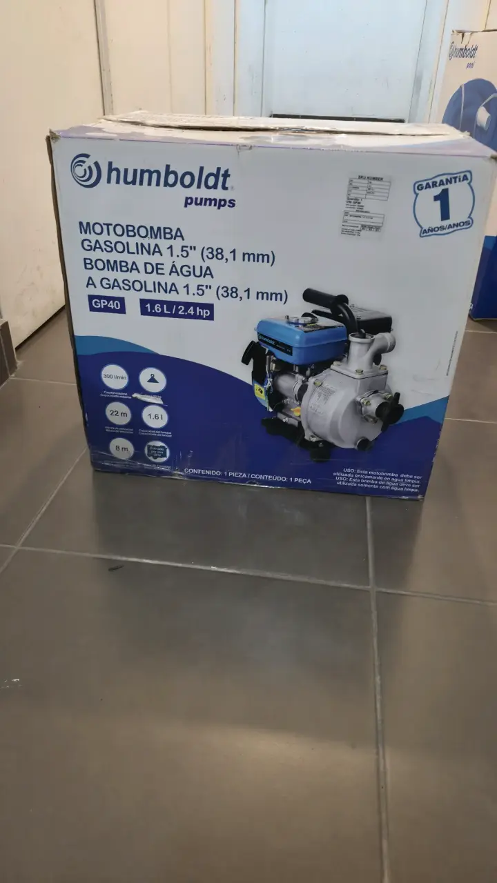 Motobomba a gasolina Humboldt GP40 1.5 pulgadas - 4