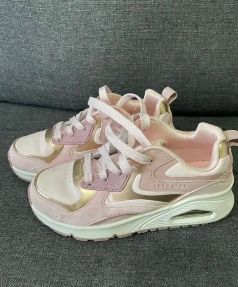 Zapatillas deportivas Skechers rosadas para mujer - 2
