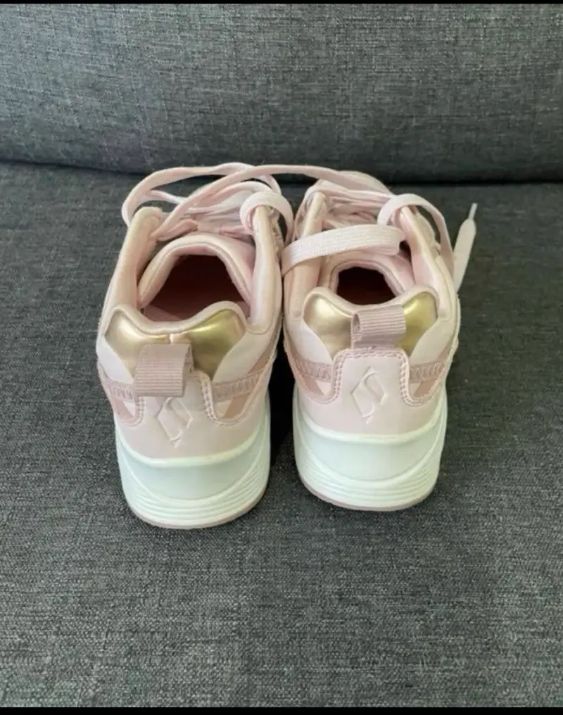 Zapatillas deportivas Skechers rosadas para mujer - 3