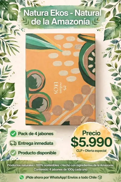 Pack de 4 jabones Natura Ekos Amazonía - miniatura 1