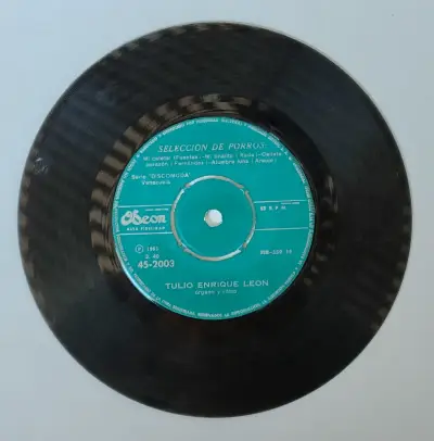 Disco de vinilo Tulio Enrique León 45 RPM - miniatura 1
