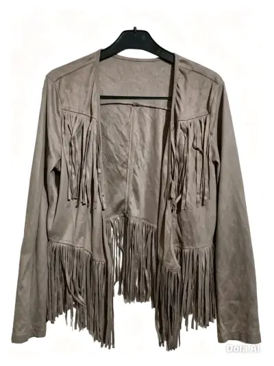Chaqueta de flecos  para mujer - miniatura 2