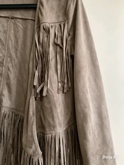 Chaqueta de flecos  para mujer - miniatura 3