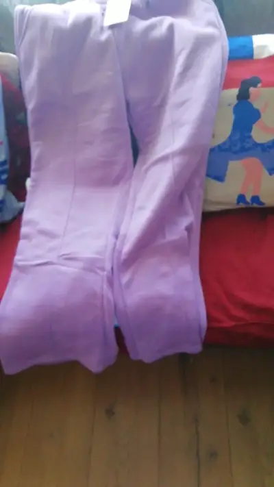 Pantalones morados de mujer cómodos - miniatura 1