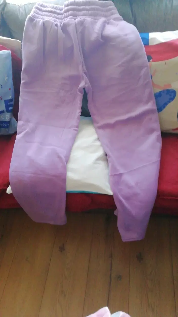 Pantalones morados de mujer cómodos - 2