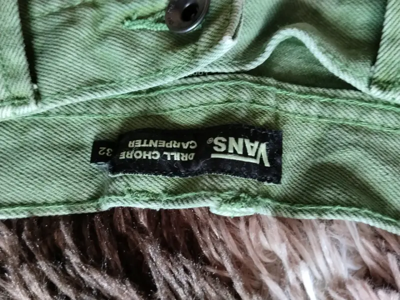 Pantalones verdes Vans Drill Chore Carpenter - 3