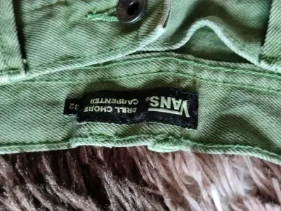 Pantalones verdes Vans Drill Chore Carpenter - miniatura 3