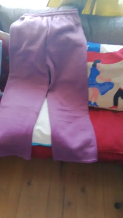 Pantalones morados de mujer cómodos - miniatura 2