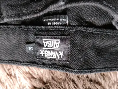 Pantalones negros Vans Alta talla 34 - miniatura 2