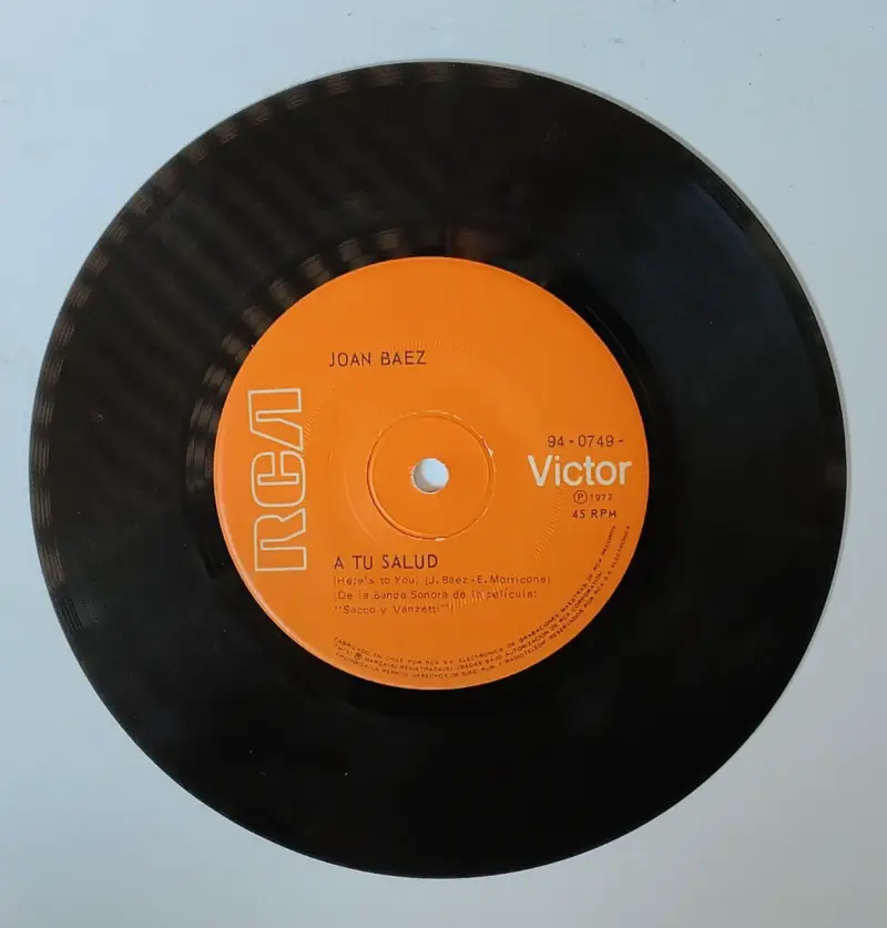 Disco vinilo Joan Baez A Tu Salud RCA - 1