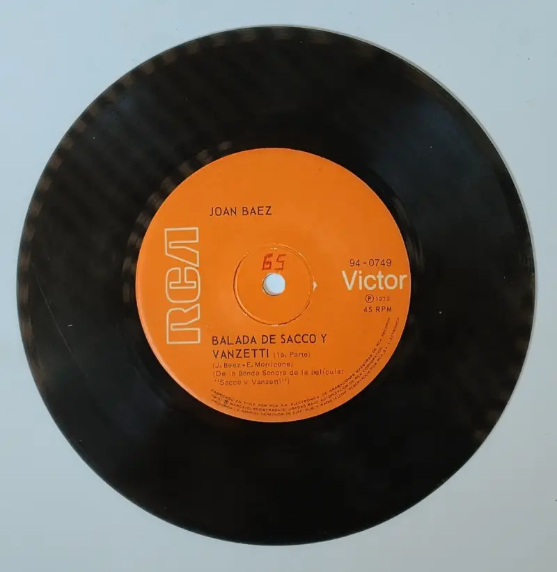 Disco vinilo Joan Baez A Tu Salud RCA - 2