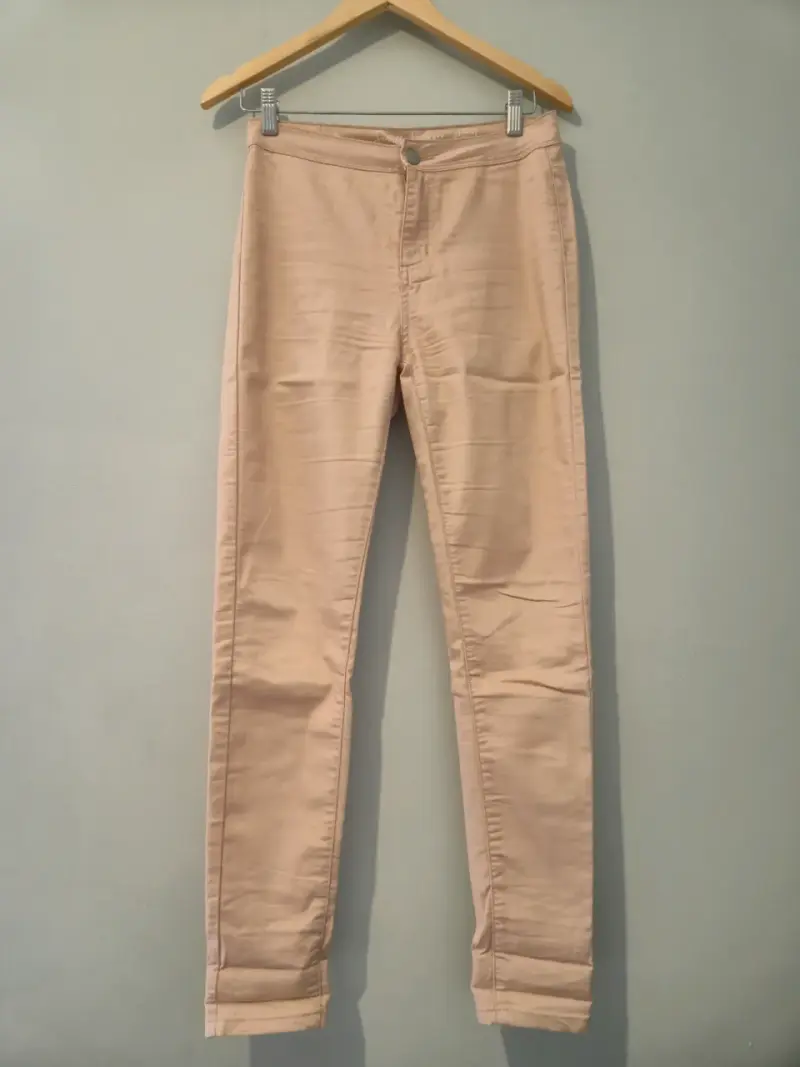 Pantalones pitillo rosado Sybilla - 1
