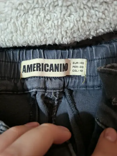 Pantalones cargo gris Americanino talla 40 - miniatura 2