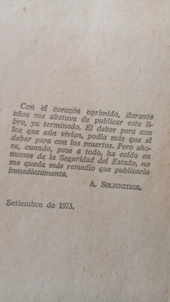 Libro Archipiélago Gulag de Alexandr Soljenitsin - 3